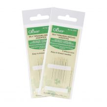 Clover Self Threading Needles - 2-Pack Bundle, 10 Needles Total