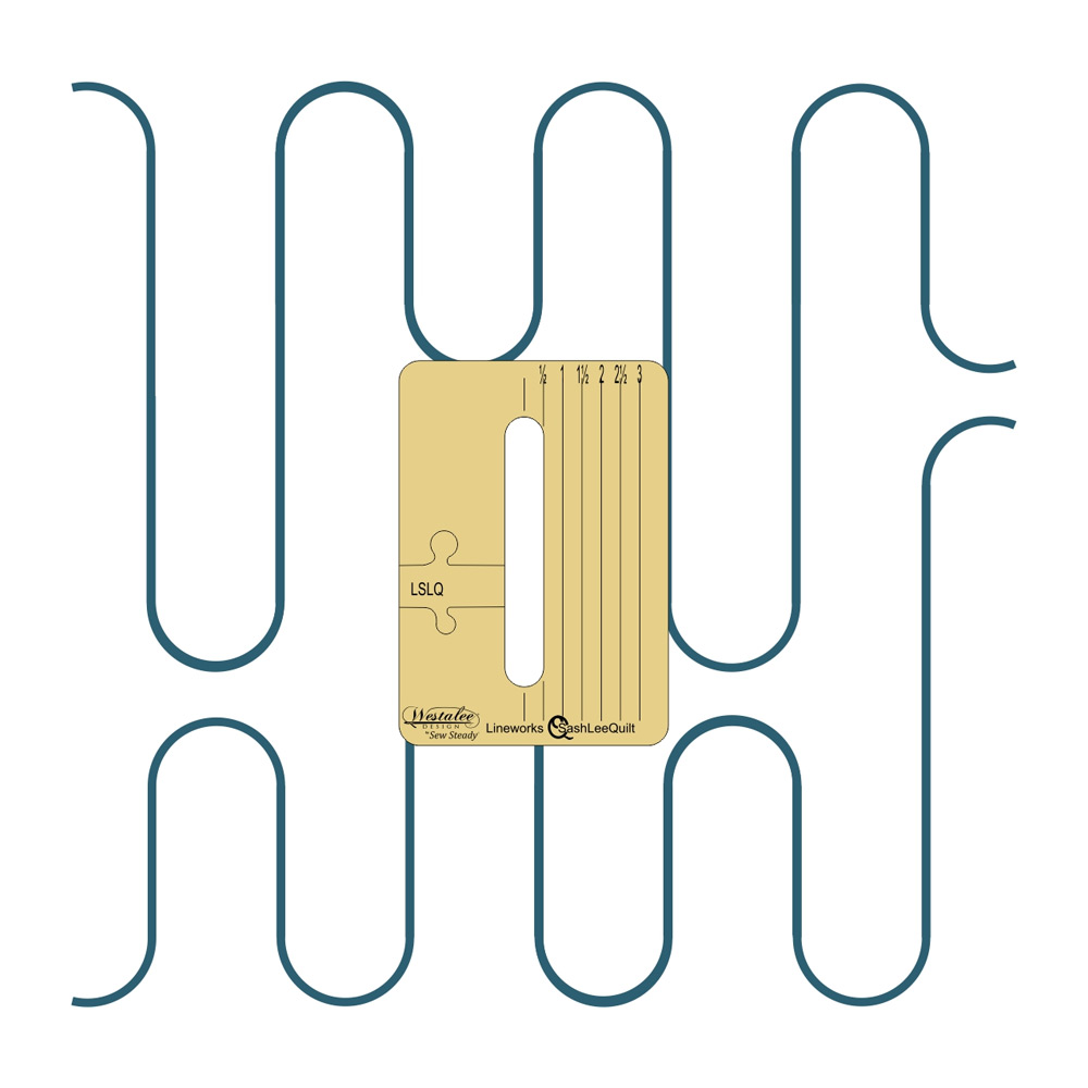 Westalee Design - Sashlee Quilt Line Works Template - Small