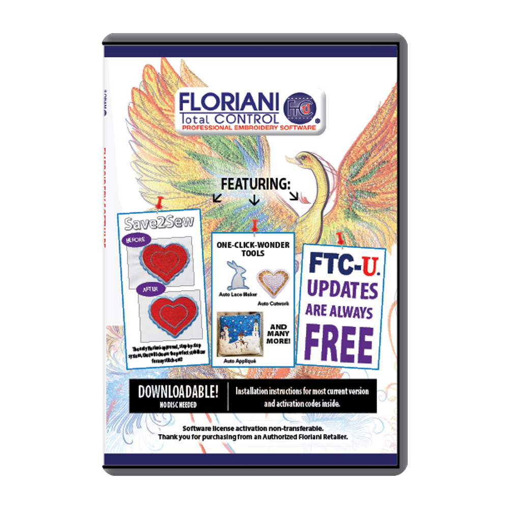 Floriani - Total Control U - Professional Embroidery Software