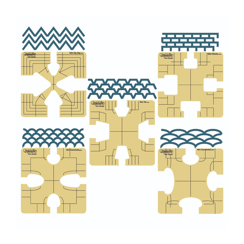 Westalee Design - Mini Fills Collection - 5-piece Template Set