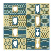 Westalee Design - Continuous Borders Collection - 8-piece Template Set - Large