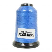 FL12-0007 Oriental Blue - Floriani 12wt. Polyester Embroidery Thread - 400m Spool