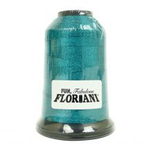 FL12-0074 Medieval Teal - Floriani 12wt. Polyester Embroidery Thread - 400m Spool