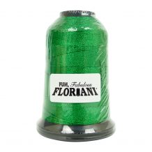 FL12-0200 True Green - Floriani 12wt. Polyester Embroidery Thread - 400m Spool