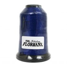 FL12-0357 Navy Blue - Floriani 12wt. Polyester Embroidery Thread - 400m Spool