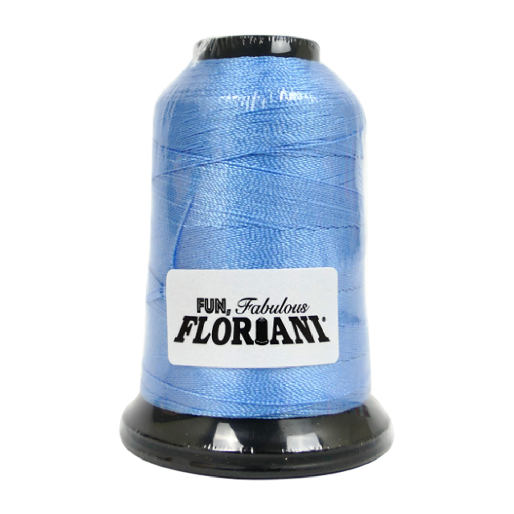 FL12-0362 Pastel Blue - Floriani 12wt. Polyester Embroidery Thread - 400m Spool