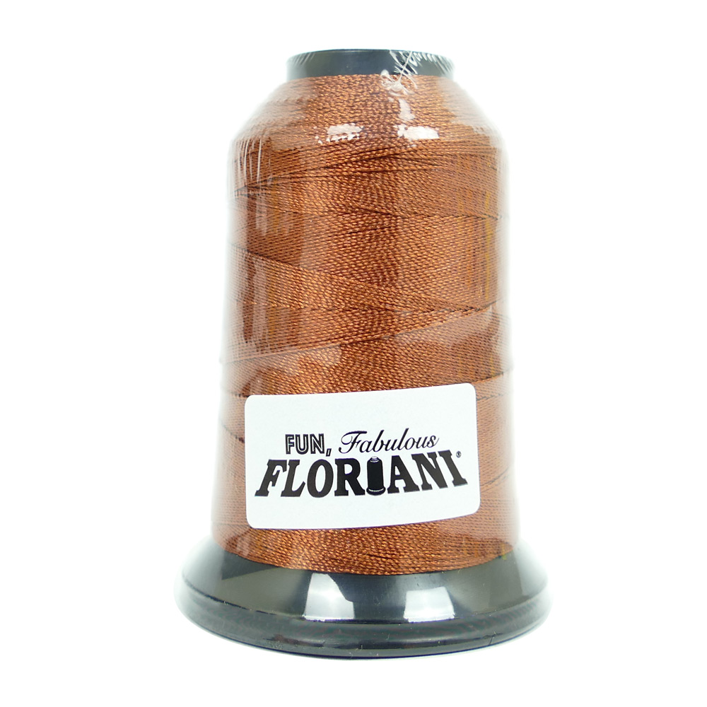 FL12-0713 Antique Bronze - Floriani 12wt. Polyester Embroidery Thread - 400m Spool	