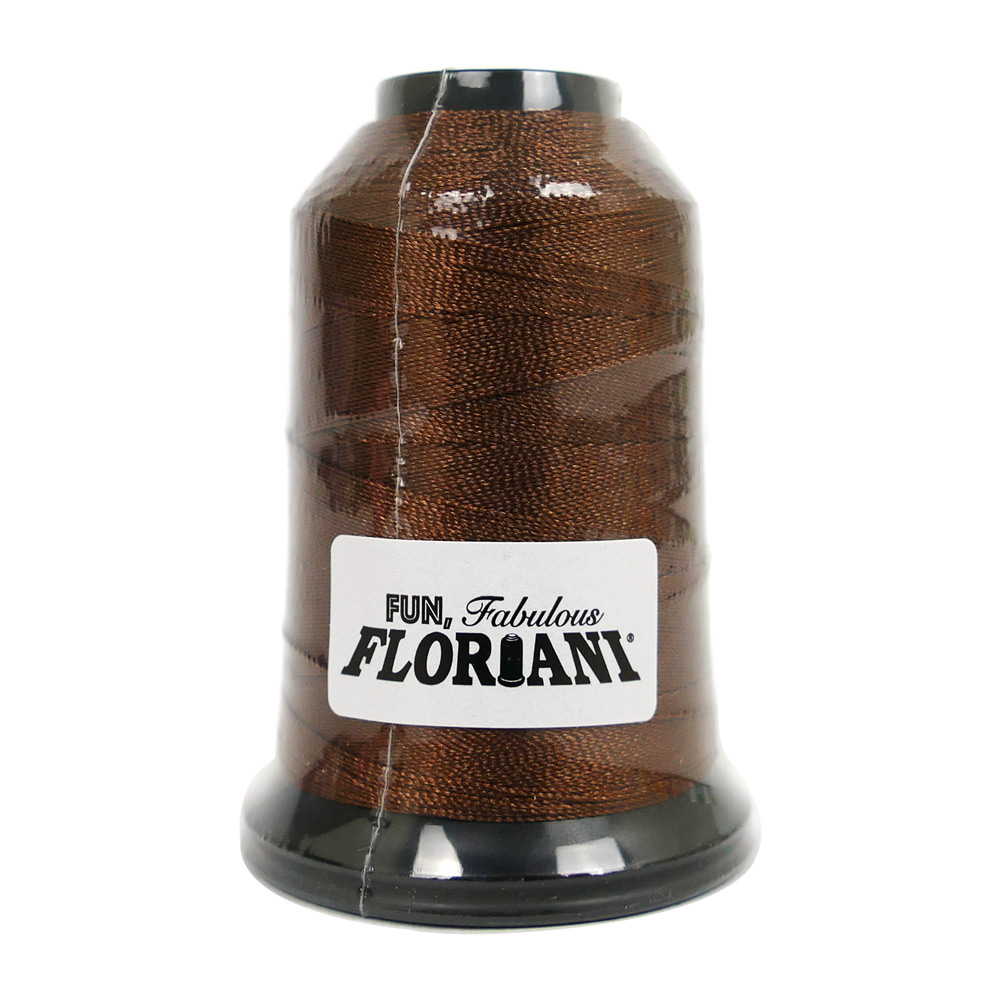 FL12-0778 Amber Beige - Floriani 12wt. Polyester Embroidery Thread - 400m Spool	