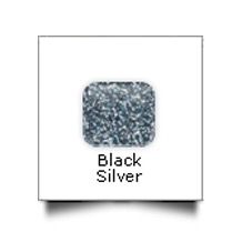 Glitter Flake Heat Transfer Vinyl 20" x 1 Yard Roll - BLACK SILVER