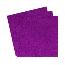 DIME Designs in Machine Embroidery - Shimmer & Shine Glitter HTV Heat Transfer Vinyl - 3-sheet Pack - Eggplant