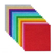 DIME Designs in Machine Embroidery - Shimmer & Shine Glitter HTV Heat Transfer Vinyl - 15-sheet Pack - Rainbow Pack