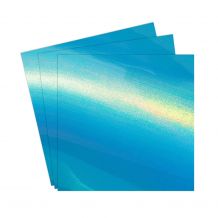 DIME Designs in Machine Embroidery - Prism Play HTV Heat Transfer Vinyl - 3-sheet Pack - Light Blue