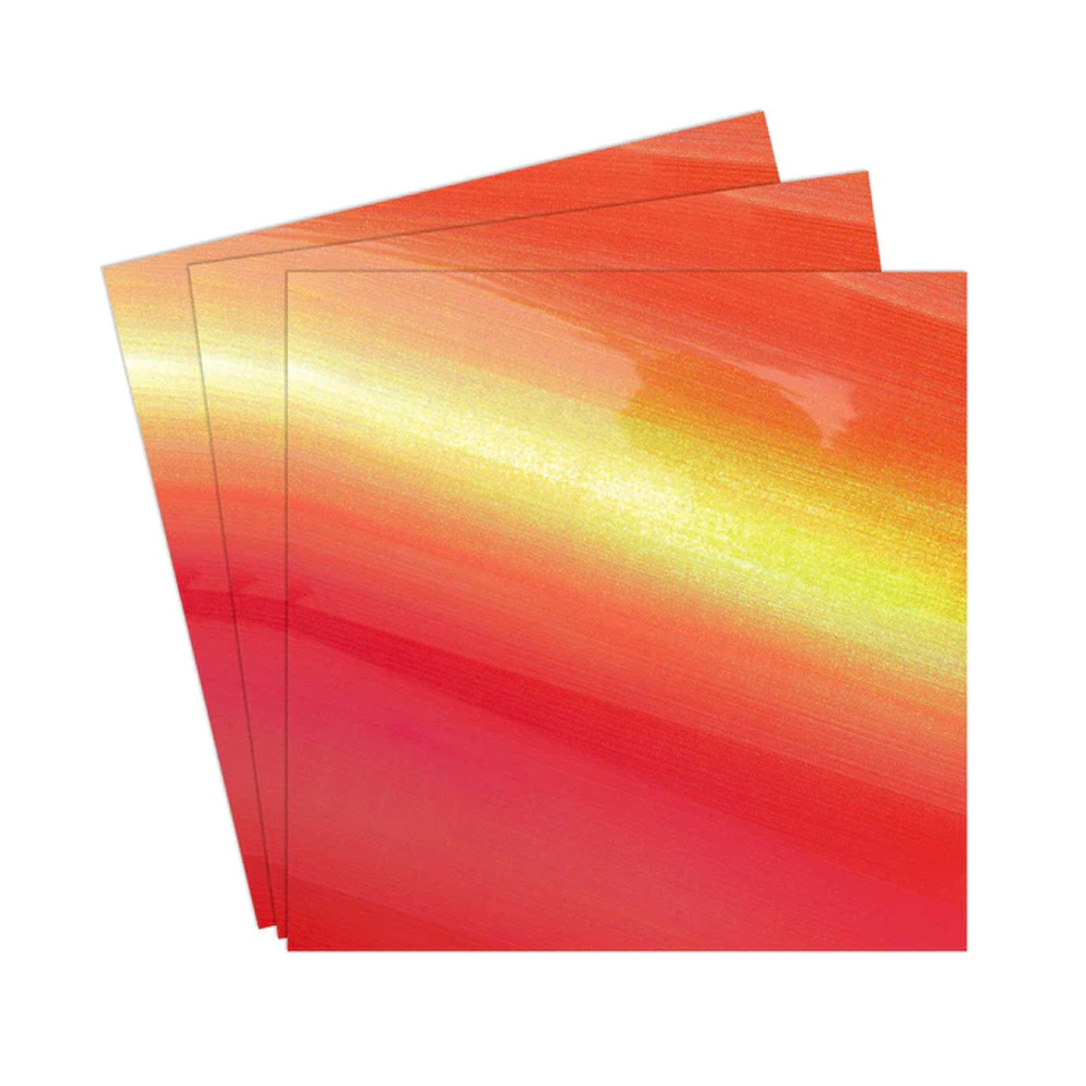 DIME Designs in Machine Embroidery - Prism Play HTV Heat Transfer Vinyl - 3-sheet Pack - Red