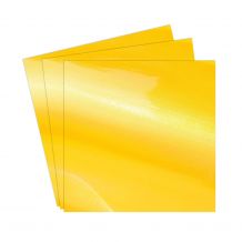 DIME Designs in Machine Embroidery - Prism Play HTV Heat Transfer Vinyl - 3-sheet Pack - Yellow