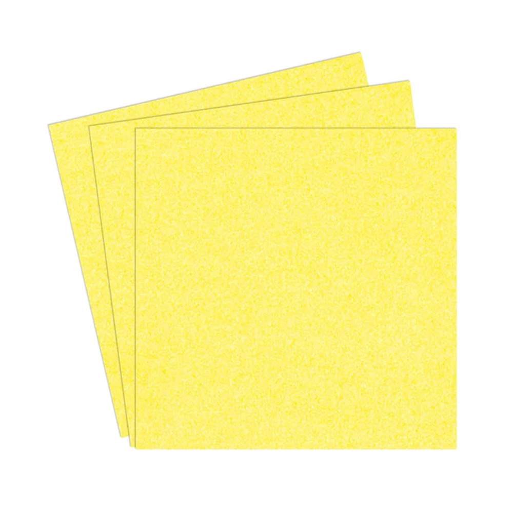 DIME Designs in Machine Embroidery - Retro Plush HTV Heat Transfer Vinyl - 3-sheet Pack - Lemon