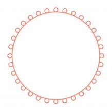 Westalee Design - Strand of Pearls Size 1/2" Template