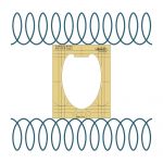 Continuous Borders Length 2 - 3"x4"