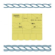 Westalee Design - 0.75" Continuous Rope & Echo Template
