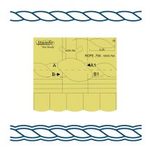 Westalee Design - 0.75" Continuous Rope & Echo Template