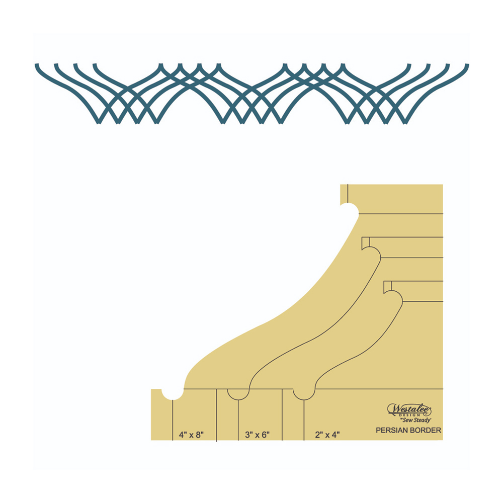 Westalee Design - Persian Border Tool Template