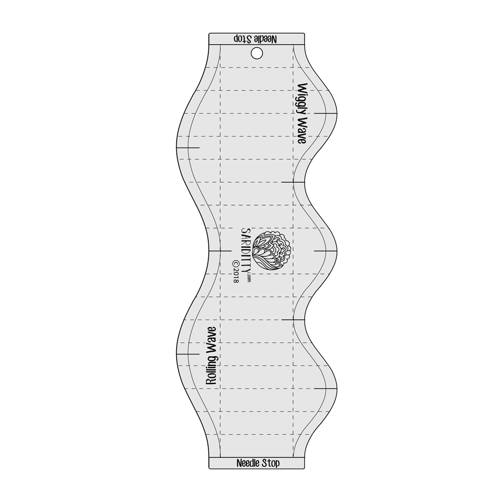 Sariditty - Wave Rulers - Wiggly and Rolling Wave Template