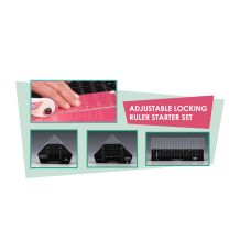 Westalee Design - Adjustable Locking Ruler - 3-piece Starter Set