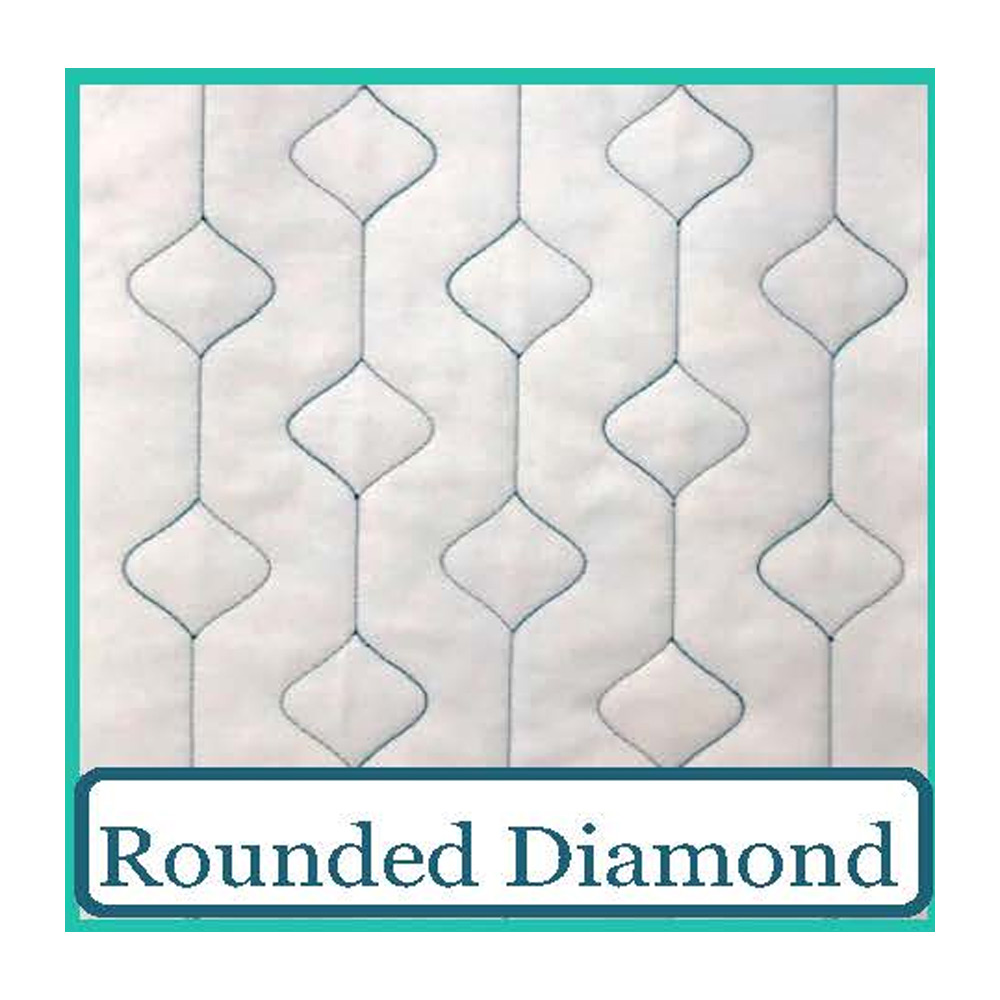 Sew Biz - Rounded Diamond 2" Background Fills Template
