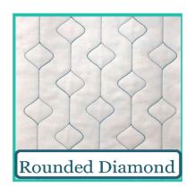 Sew Biz - Rounded Diamond 2" Background Fills Template