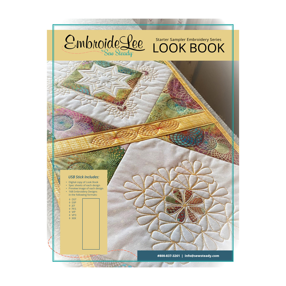 EmbroideLee by Sew Steady - Sampler Embroidery Collection + Look Book