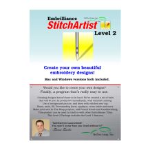 StitchArtist Level 2 by Embrilliance Embroidery Software DOWNLOADABLE