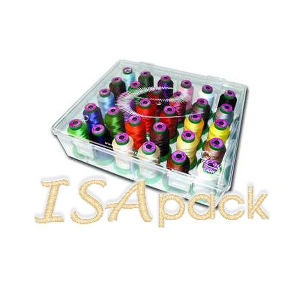 ISApack 5555-6156 Isacord Polyester Embroidery Thread Kit