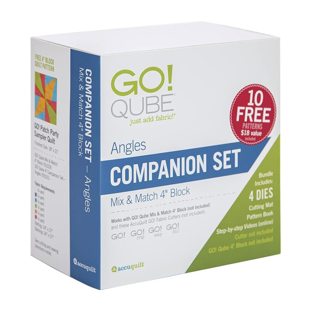 AccuQuilt - GO! Qube 4" Companion Set - Angles