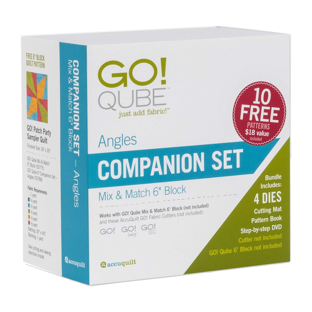 AccuQuilt - GO! Qube 6" Companion Set - Angles