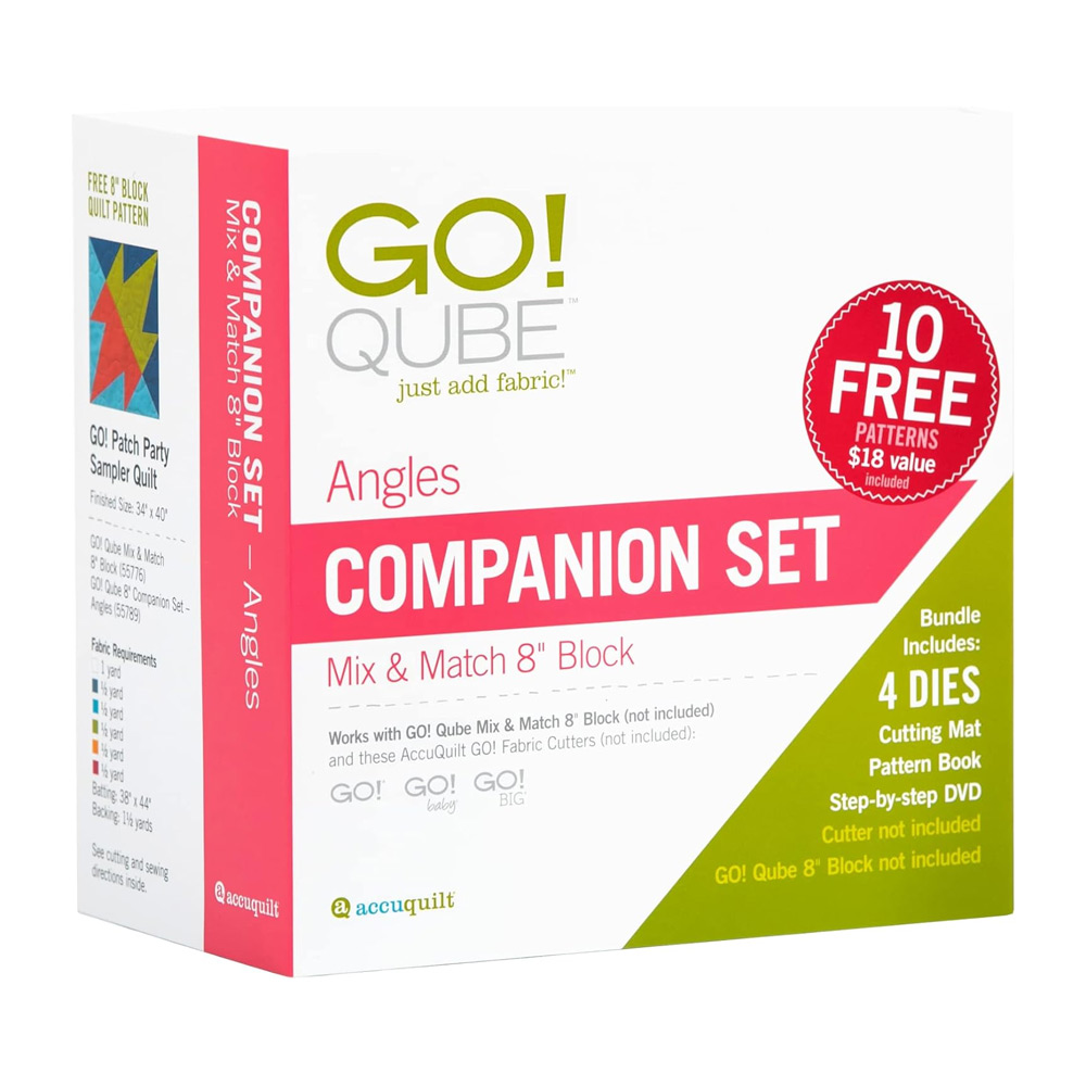 AccuQuilt - GO! Qube 8" Companion Set - Angles