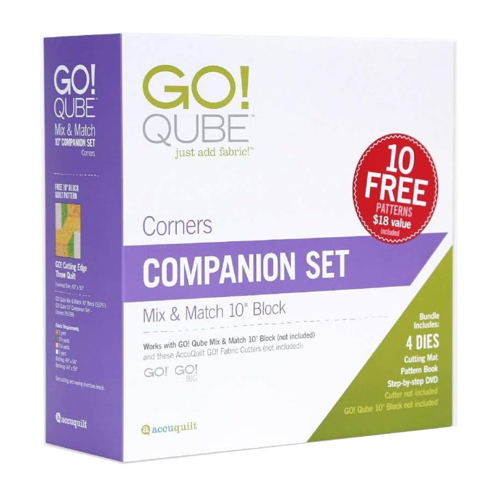 AccuQuilt - GO! Qube 10" Companion Set - Corners