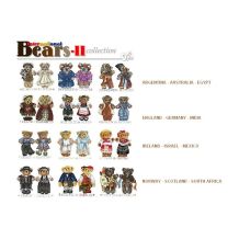 International Bears 2 Embroidery Designs on CD from the Vermillion Stitchery 71400 - CLOSEOUT