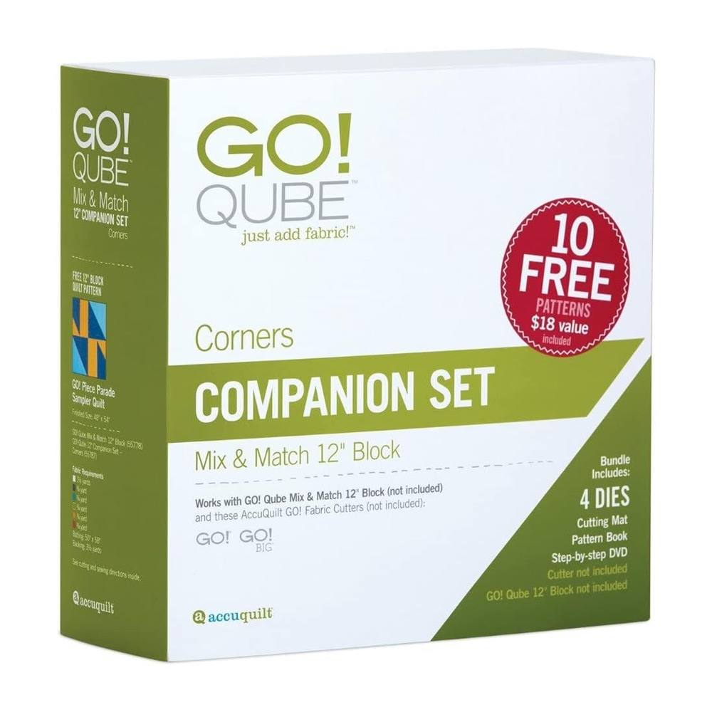 AccuQuilt - GO! Qube 12" Companion Set - Corners