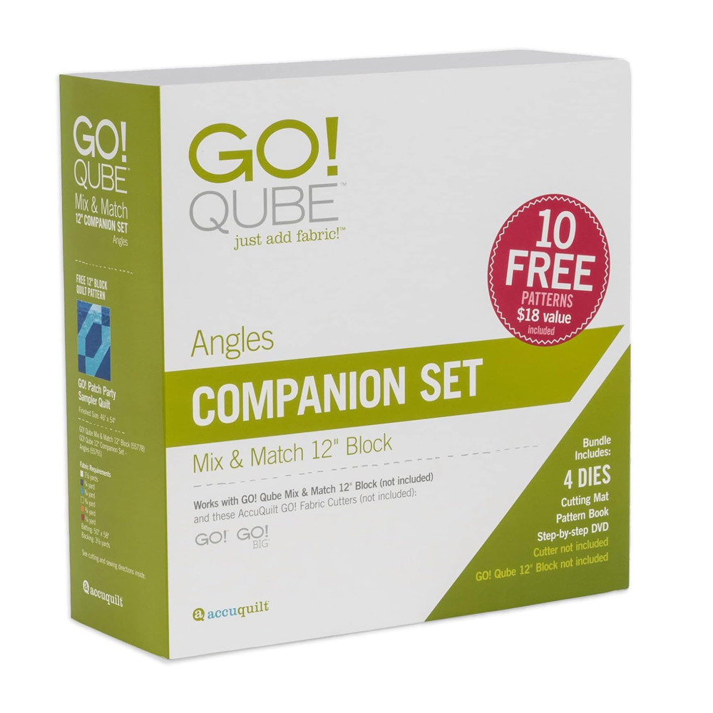 AccuQuilt - GO! Qube 12" Companion Set - Angles