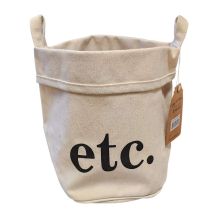 Maika - Canvas Storage Bucket - Large - Etc. - CLOSEOUT