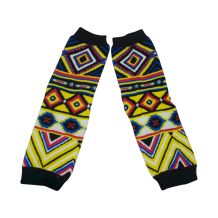 Chevron Tribal Print Baby Leg Warmers - MULTI-COLOR - CLOSEOUT