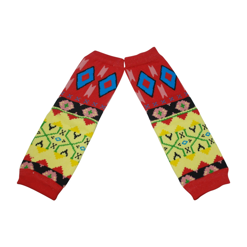 Tribal Print Baby Leg Warmers - MULTI-COLOR - CLOSEOUT