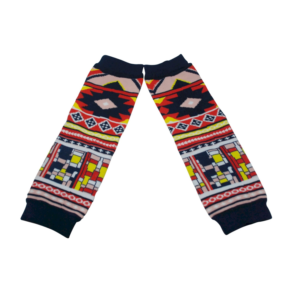 Tribal Print Baby Leg Warmers - MULTI-COLOR - CLOSEOUT