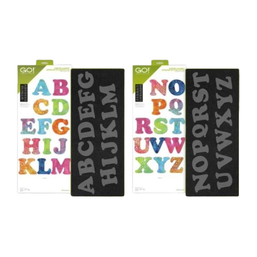 AccuQuilt - GO! Carefree Alphabet Uppercase Set (2-Die Set)