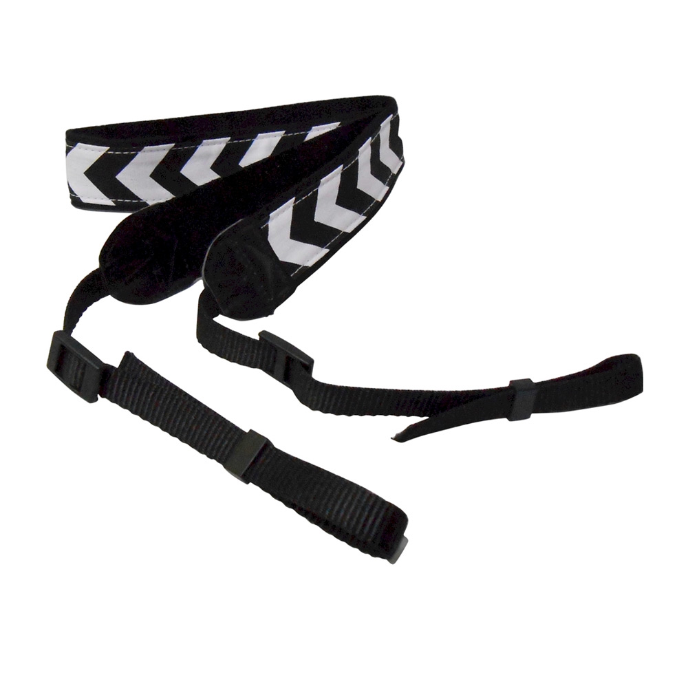 Camera Strap Embroidery Blanks - BLACK CHEVRON - CLOSEOUT