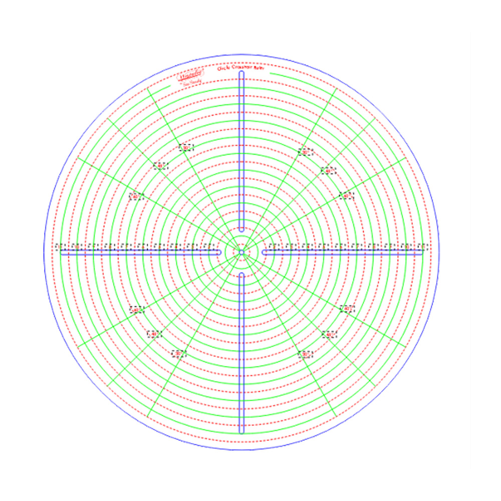 Westalee Design - Circle Crosshair Ruler