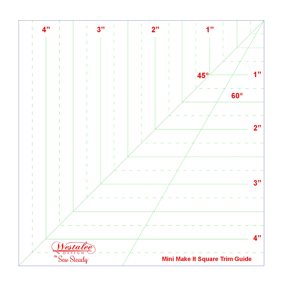 Westalee Design - Make it Square 4.5" Ruler