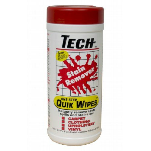 TECH Stain Remover Quik Wipes