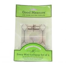 Every Mini-Lollipop - Set of 5 Good Measure Low Shank Quilting Template Rulers by Amanda Murphy