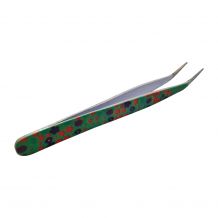 WunderStitch Designer Tweezers - GREEN FLORAL