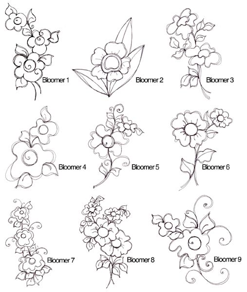 Bloomers by Loralie Designs Embroidery Designs on CD 630044